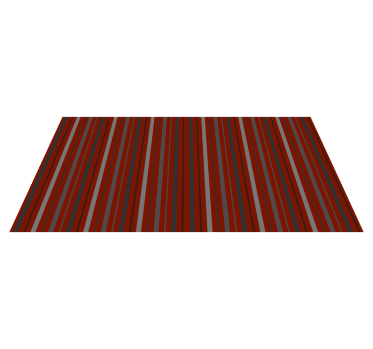 Tapis vinyle rayures conception verticale marron - TenStickers