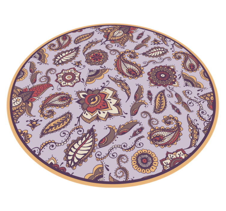 Tapis vinyle fleurs et plantes motifs botaniques élaborés - TenStickers