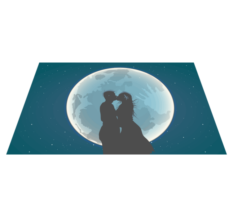 Tapis vinyle chambre baiser au clair de lune - TenStickers