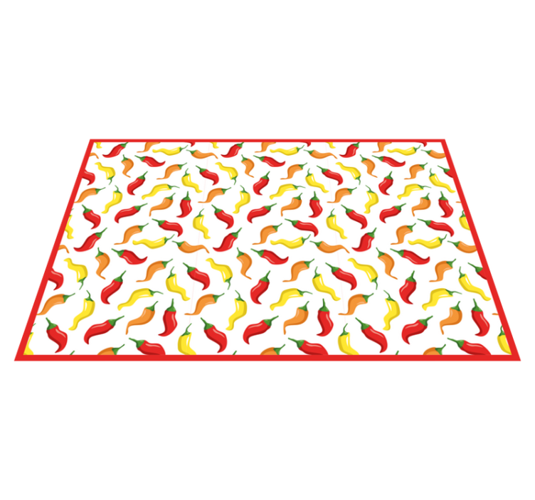 Tapis vinyle autres tapis concept de piment - TenStickers