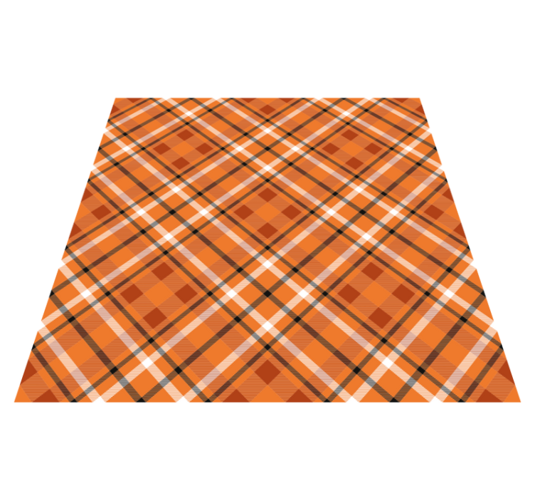 Tapis vinyle rayures style damier - TenStickers