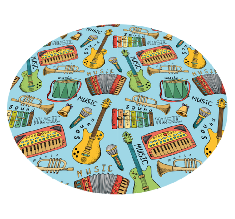 Tapis vinyle autres tapis instruments de musique plaisir - TenStickers
