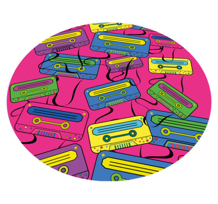 Tapis vinyle autres tapis cassettes vives - TenStickers