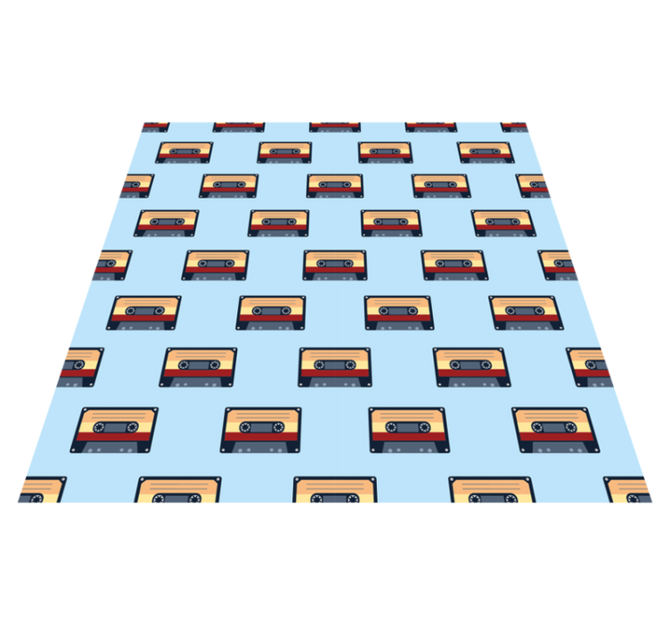 Tapis vinyle autres tapis idée de cassette vintage - TenStickers