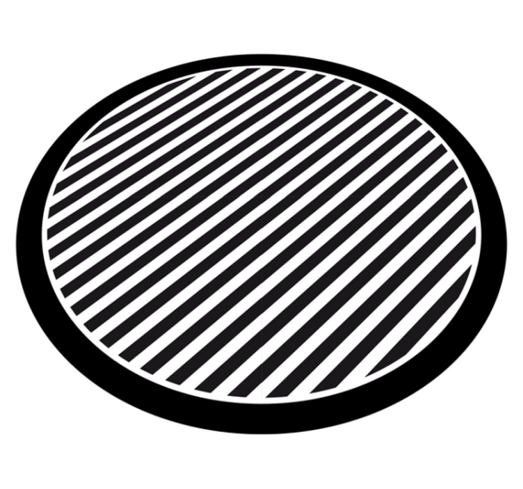Tapis vinyle rayures unies - TenStickers