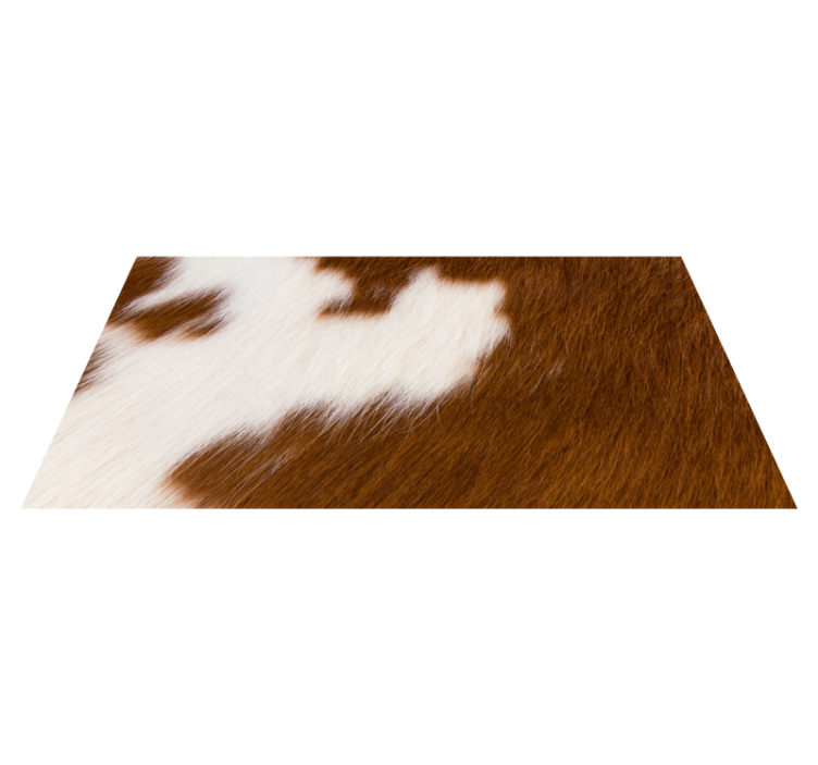 Tapis vinyle animal illustration de peau de vache - TenStickers