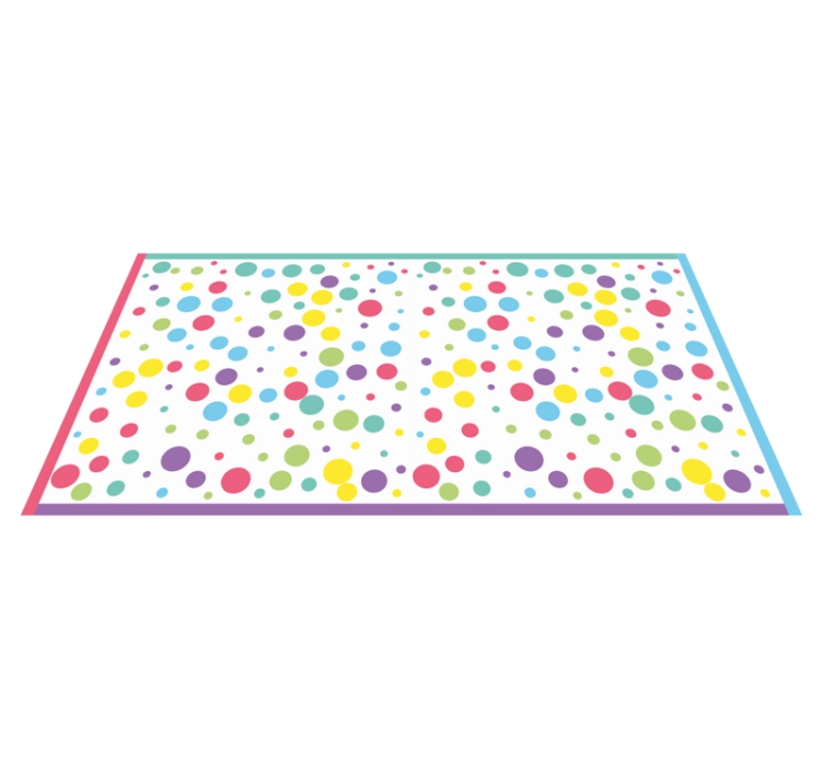 Tapis vinyle autres tapis points colorés et ludiques - TenStickers