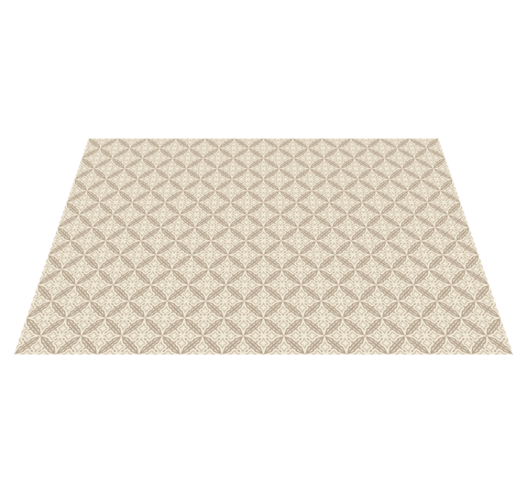 Tapis vinyle carreaux de ciment composition en mosaïque - TenStickers