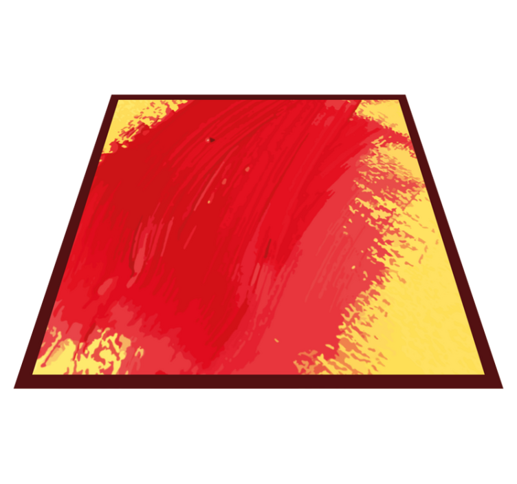 Tapis vinyle moderne touches de couleurs vibrantes - TenStickers