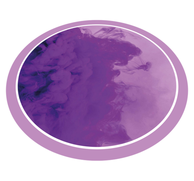 Tapis vinyle rond tourbillon violet abstrait - TenStickers