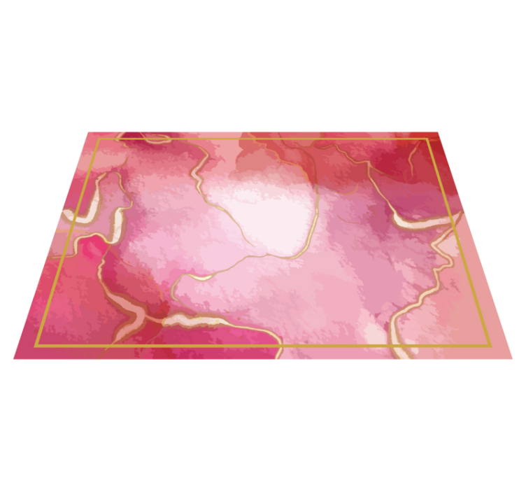 Tapis vinyle marbre élégance des teintes roses - TenStickers