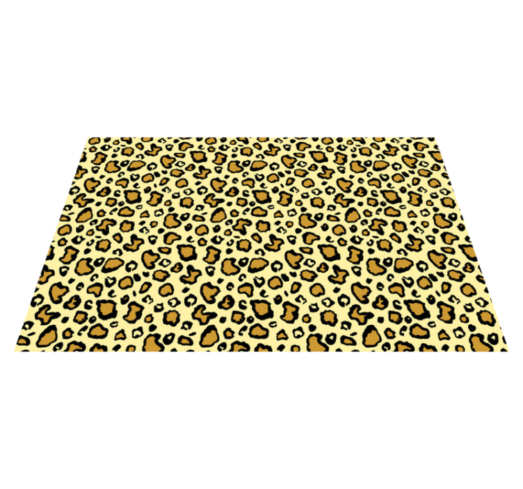 Tapis vinyle animal motif léopard ludique - TenStickers