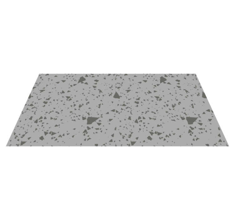 Tapis vinyle marbre motif gris fragmenté - TenStickers