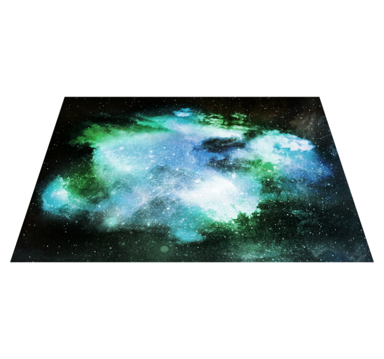Tapis vinyle étoile découverte céleste - TenStickers