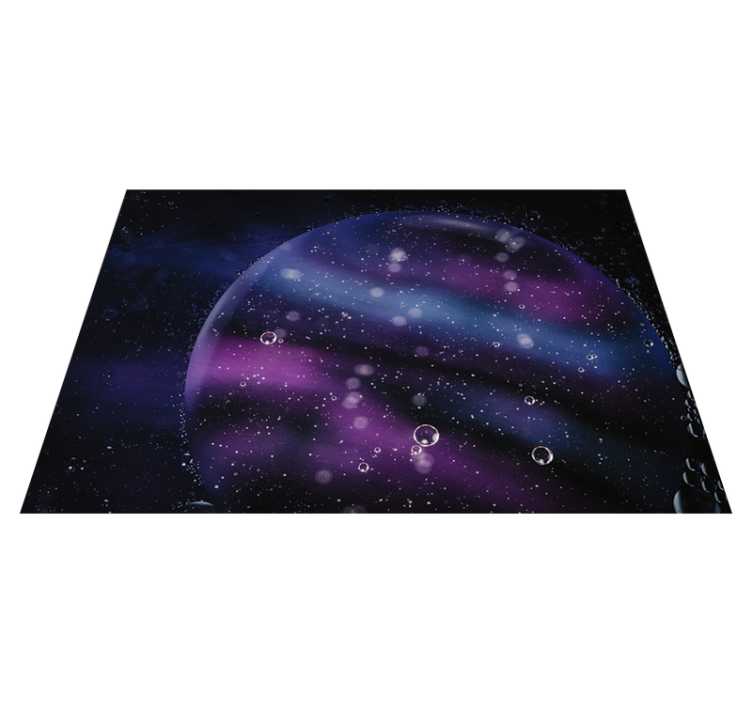 Tapis vinyle étoile illusion de bulle cosmique - TenStickers