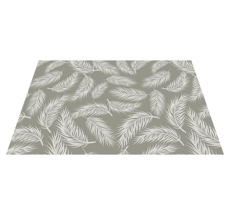 Tapis vinyle nature concept botanique du feuillage - TenStickers