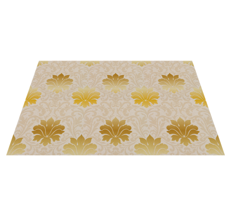 Tapis vinyle vintage élégance du motif baroque - TenStickers