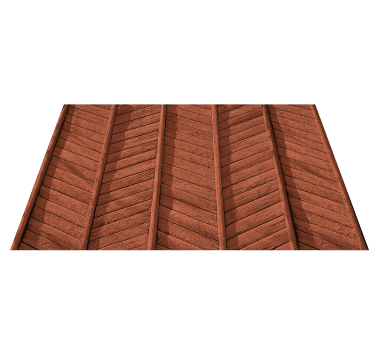 Tapis vinyle imitation parquet détail des planches de bois - TenStickers