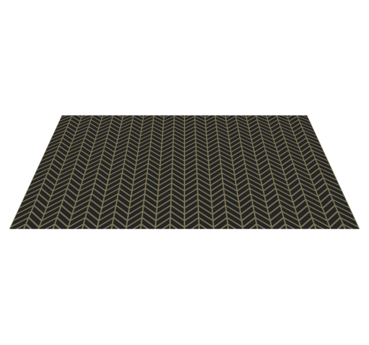 Tapis vinyle rayures chevrons - TenStickers