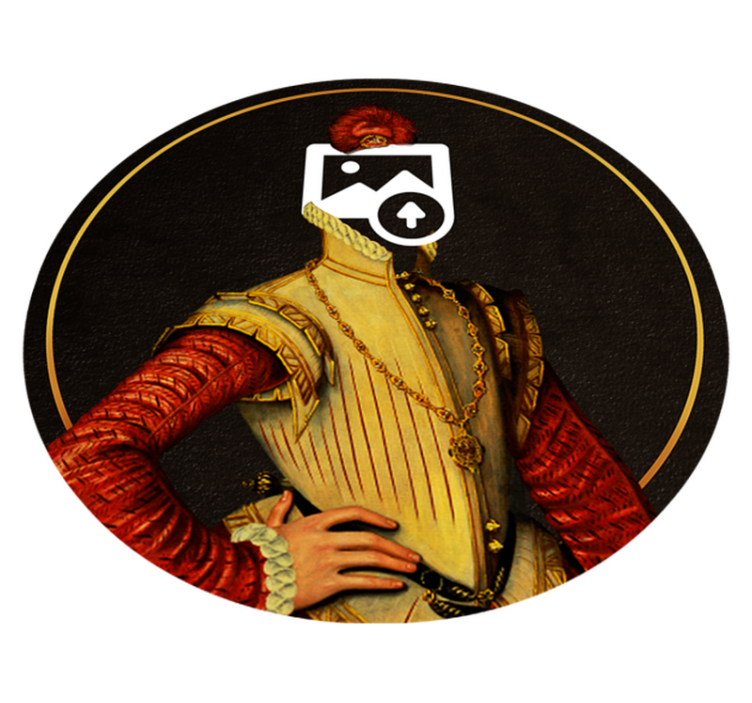 Tapis en vinyle peinture personnalisé chien - TenStickers