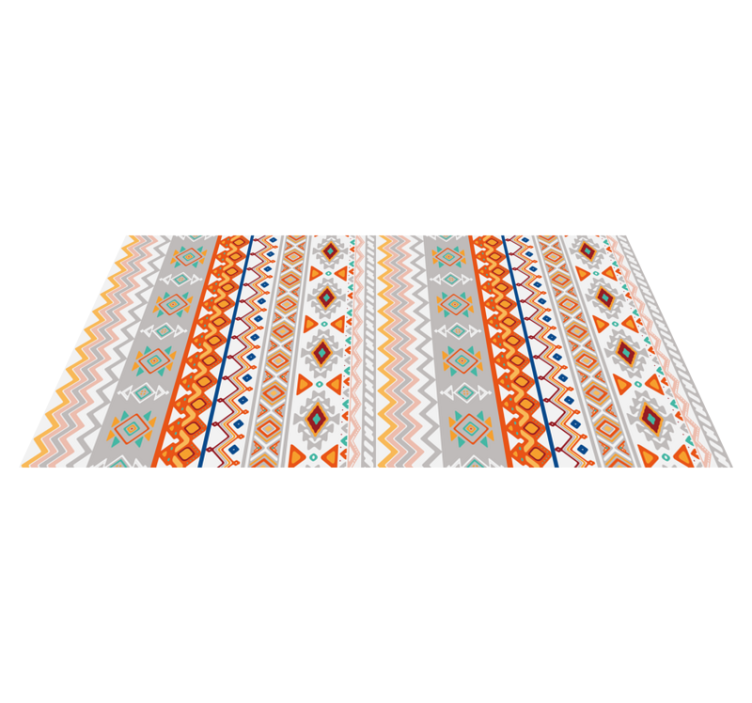 Tapis vinyle multicolore style bohémien - TenStickers