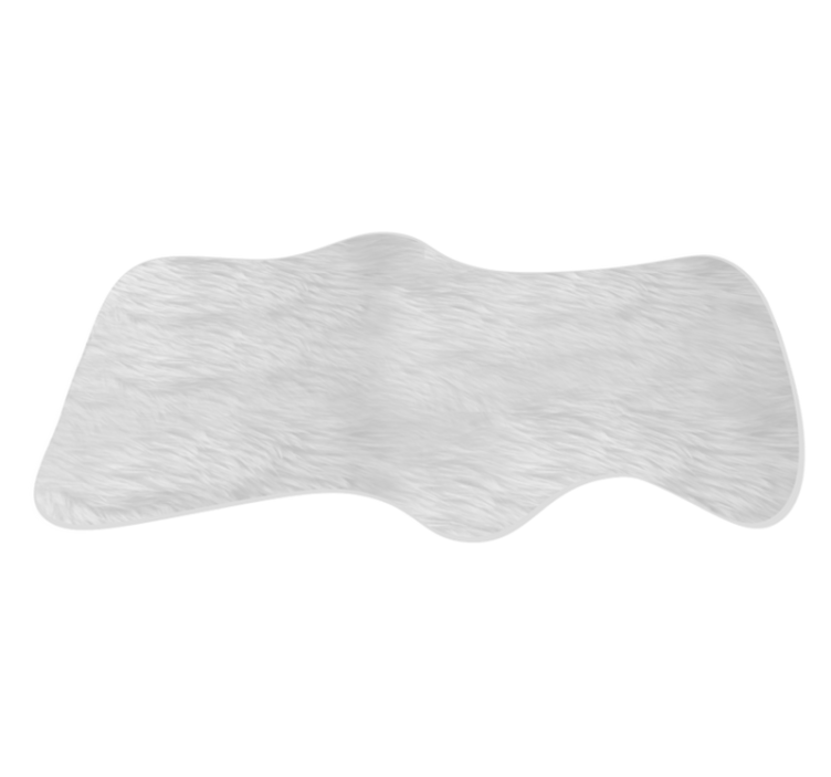 Tapis vinyle imitation poils de renne - TenStickers