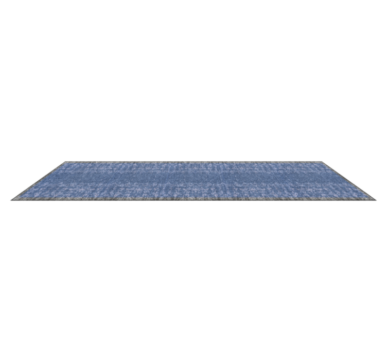 Tapis vinyle motif vintage bleu - TenStickers