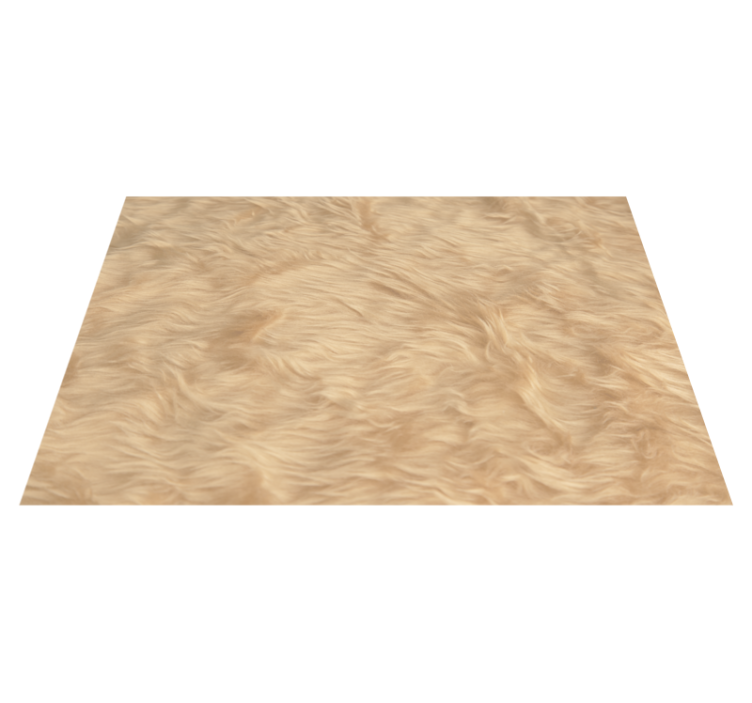 Tapis vinyle salle à manger design effet laine - TenStickers