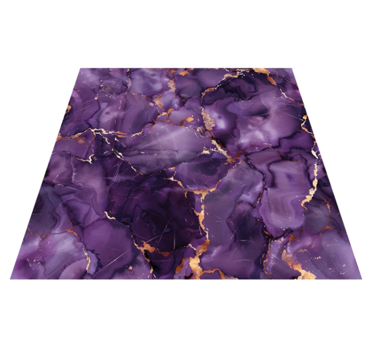 Tapis vinyle marbre couleur violet - TenStickers