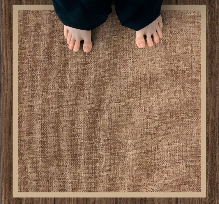Tapis vinyle texture teintes chaudes et terreuses - TenStickers