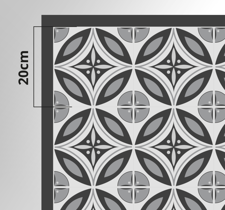 Tapis vinyle marbre motif monochrome sophistiqué - TenStickers