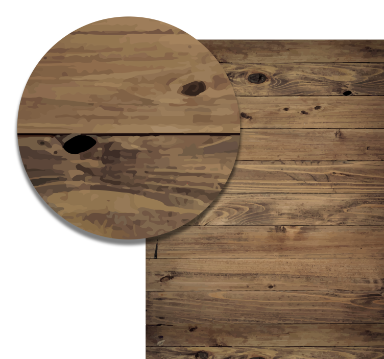 Tapis vinyle cuisine effet bois usé - TenStickers