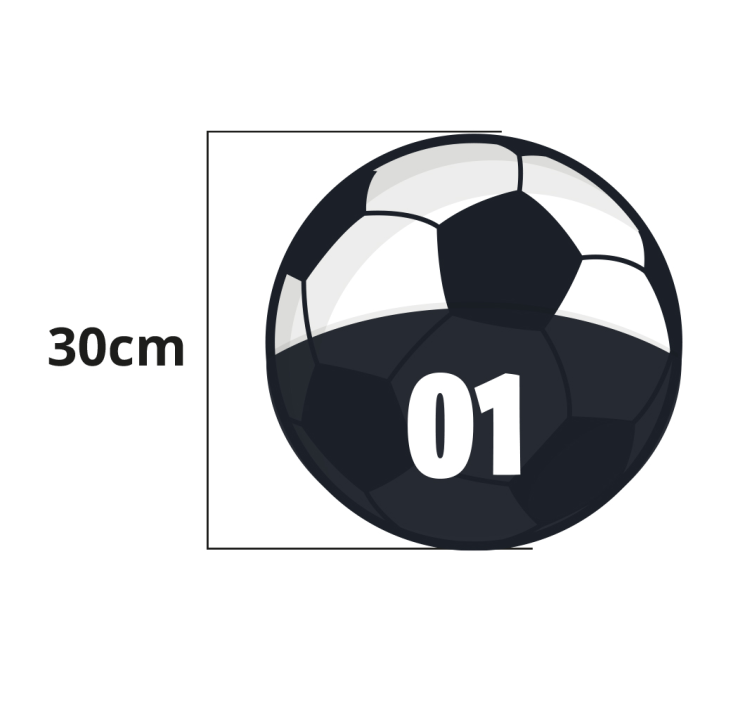 Pack tapis vinyles d'entraînement de football - TenStickers