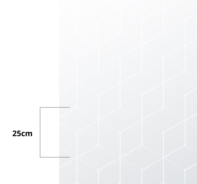 Tapis vinyle carreaux de ciment surface à motif géométrique - TenStickers