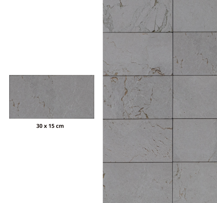 Tapis vinyle motif plaques béton industrielles - TenStickers