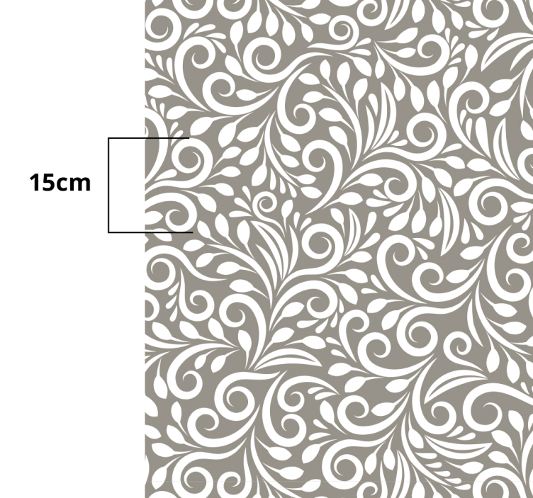 Tapis vinyle cuisine motif gris ruskin - TenStickers