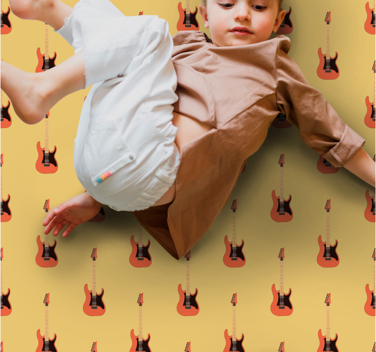 Tapis vinyle ado guitare électrique focale - TenStickers