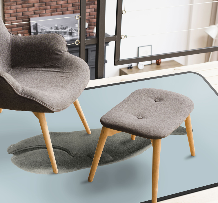 Tapis vinyle animal conception de silhouette de baleine - TenStickers