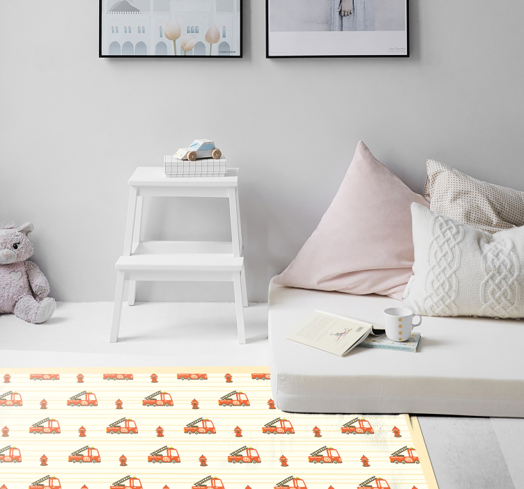 Tapis vinyle autres tapis thème ludique des transports - TenStickers