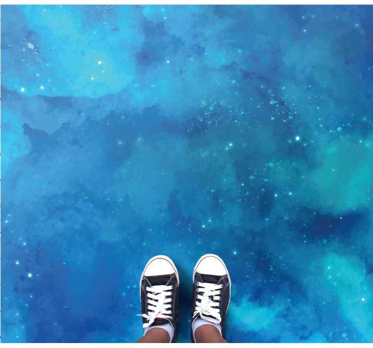 Tapis vinyle ado ciel nocturne - TenStickers