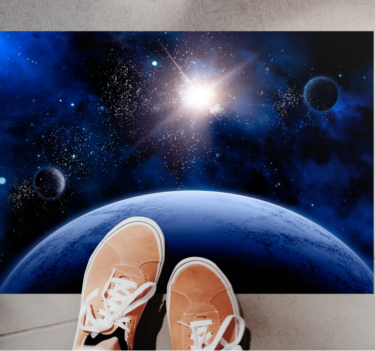 Tapis vinyle autres tapis scène étoilée cosmique - TenStickers