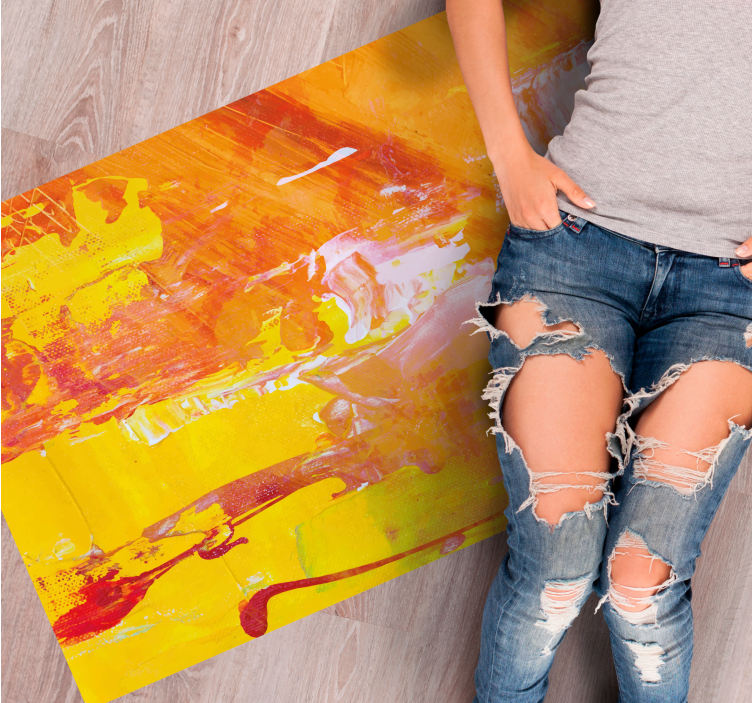 Tapis vinyle texture marbrure abstraite - TenStickers