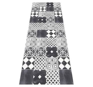 Tapis vinyle cuisine ciment ardesia - TenStickers