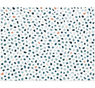 Tapis vinyle cuisine petites pierres colorées - TenStickers