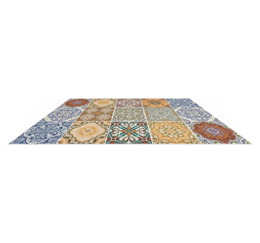 Tapis vinyle cuisine mosaïque méditerranéenne éclectique - TenStickers