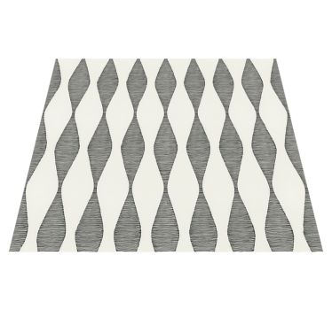 Tapis vinyle cuisine motif ikaat beige rabaul - TenStickers