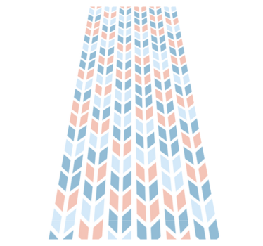 Tapis vinyle cuisine flèches verticales nordiques - TenStickers