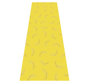 Tapis vinyle cuisine jaunes pantone bananas - TenStickers