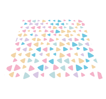 Tapis vinyle pour enfants motifs pastel - TenStickers