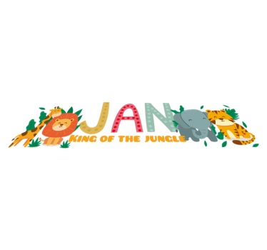 Tapis vinyle pour enfants roi de la jungle - TenStickers